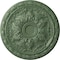 Ekena Millwork Baile Ceiling Medallion (Fits Canopies up to 3 1/4"), Hand-Painted Athenian Green, 20"OD x 1 5/8"P CM20BLAGF - alternate 1